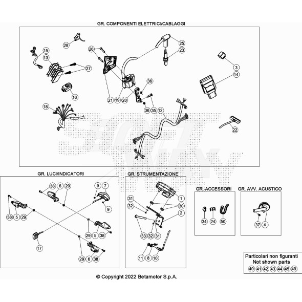 IMPIANTO ELETTRICO PRINCIPALE EVO 2T
