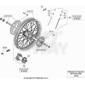 RUOTA POSTERIORE BLACK EVO