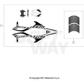 DECALCO SERIE COMPLETA MOTARD WHITE RR 2