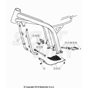 SUPPORTO MOTORE BLACK EVO 2T