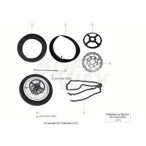 RUOTA POSTERIORE COMPLETA