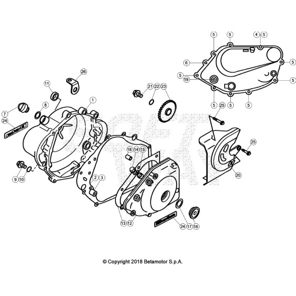 PROTEZIONE PIGNONE ALP 4T