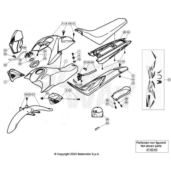SUPPORTO PARAFANGO ANTERIORE ALP 4T