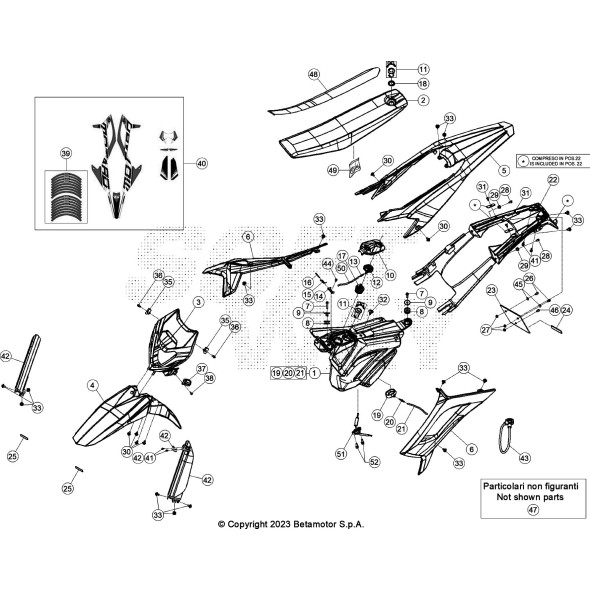 DECALCO CERCHI MOTARD RR 4T LC