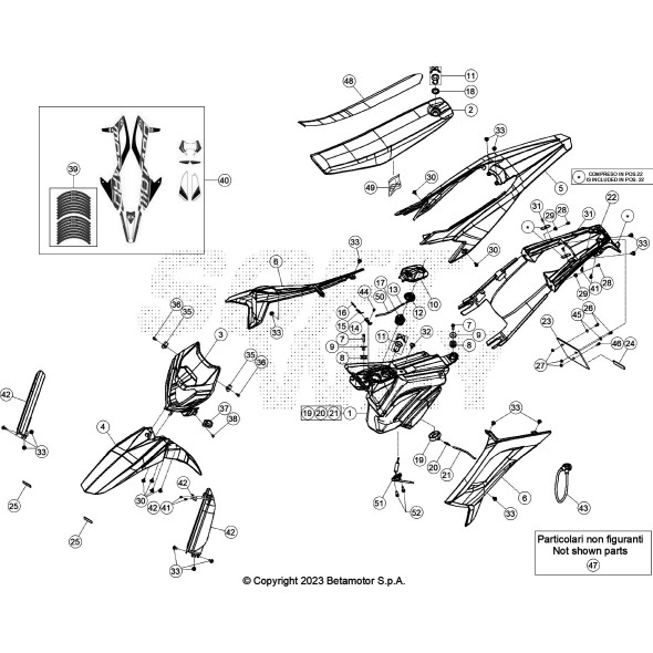 DECALCO SERIE COMPLETA MOTARD WHITE RR 4