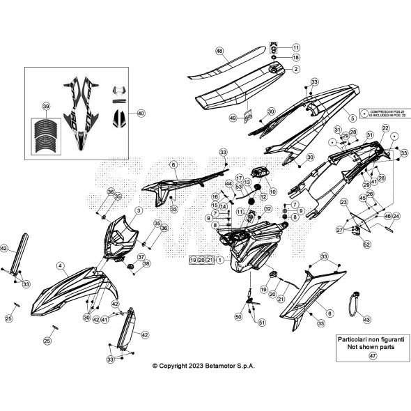 DECALCO SERIE COMPLETA ENDURO BLACK RR 4