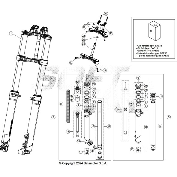 GAMBA FORCELLA DESTRA EVO -300