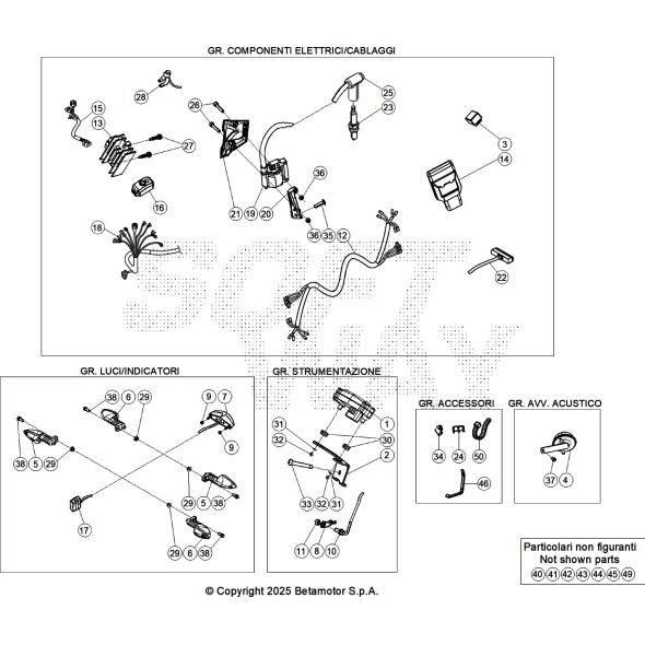 IMPIANTO ELETTRICO PRINCIPALE EVO 2T