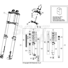 GAMBA FORCELLA DESTRA EVO 2T -200