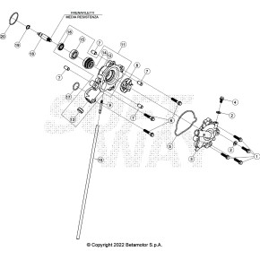 COPERCHIO POMPA ACQUA