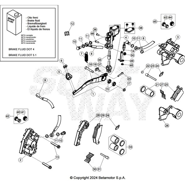 PINZA FRENO ANTERIORE
