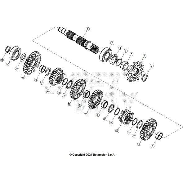 INGRANAGGIO 3° SECONDARIO Z27