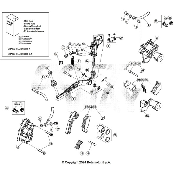 PINZA FRENO ANTERIORE