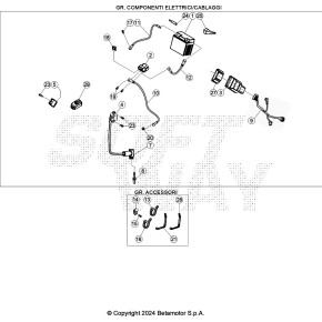 IMPIANTO ELETTRICO PRINCIPALE RX 2T