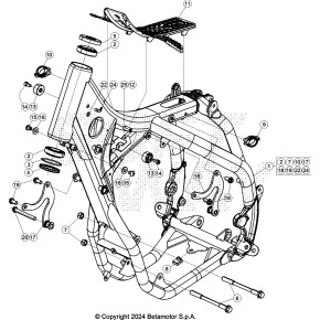 ATTACCO MOTORE RX 2T