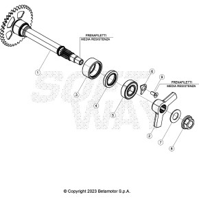 ALBERO BILANCIAMENTO RX 4T