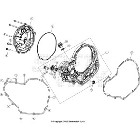 GUARNIZIONE COPERCHIO RX 4T