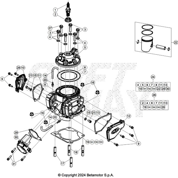 CILINDRO - KIT D66,4 -A