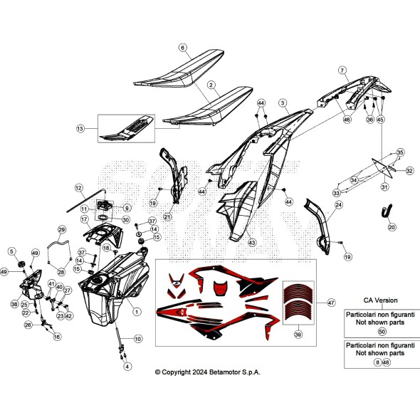 PARAFANGO POSTERIORE GREY RR