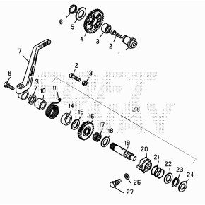 DISTANZIALE MESSA IN MOTO 125END