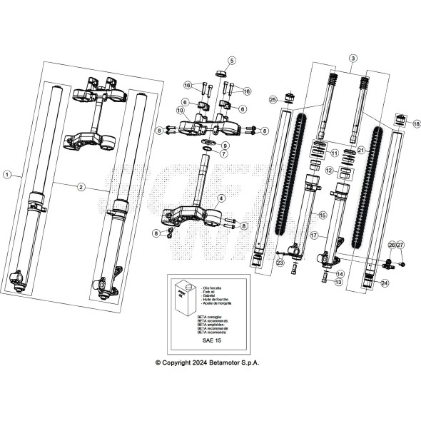 GAMBE FORCELLA COPPIA ALP 4.0 - ALP X 4T