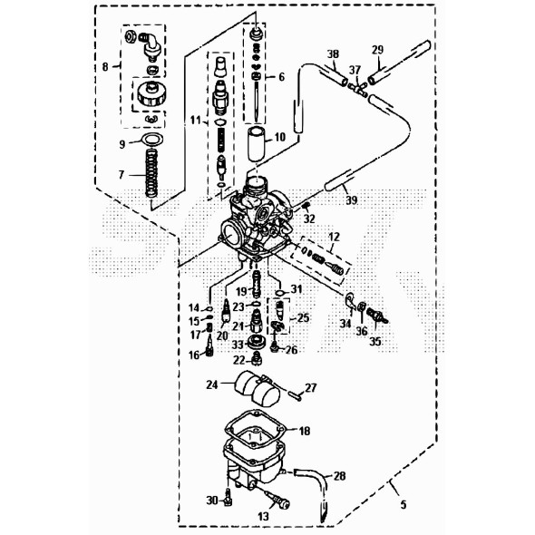 RONDELLA TERMINTERRUTTORE CARB. RR4T E3