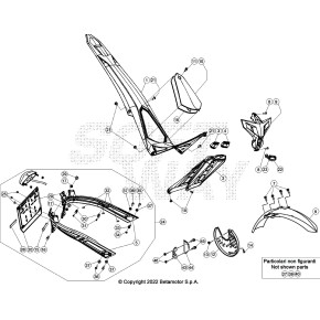PARAFANGO ANTERIORE RED EVO 2T FACTORY M