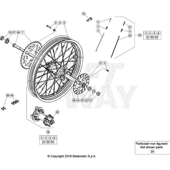 RUOTA POSTERIORE EVO FACTORY