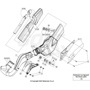COLLETTORE SCARICO EVO 2T -250-300 FA
