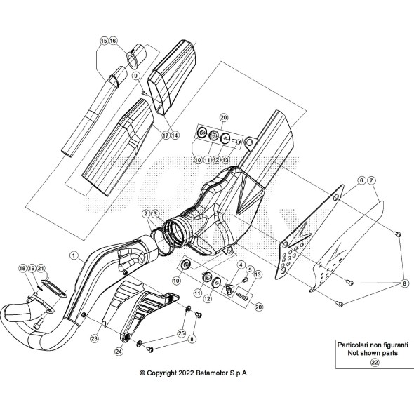 COLLETTORE SCARICO EVO 2T FACTORY