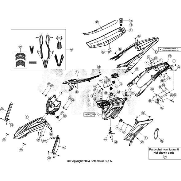 DECALCO SERIE COMPLETA - ENDURO RR 4T