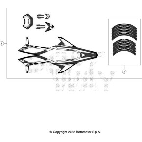 DECALCO CERCHI - ENDURO RR 2T SPORT 2