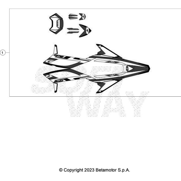 DECALCO SERIE COMPLETA RR 2T