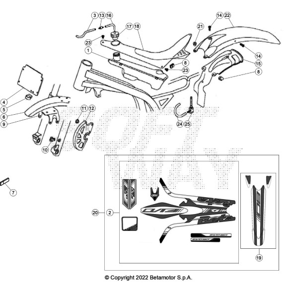 PARAFANGO ANTERIORE RED EVO 2T JUNIOR
