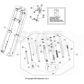 GAMBA FORCELLA SINISTRA RED EVO 2T SE