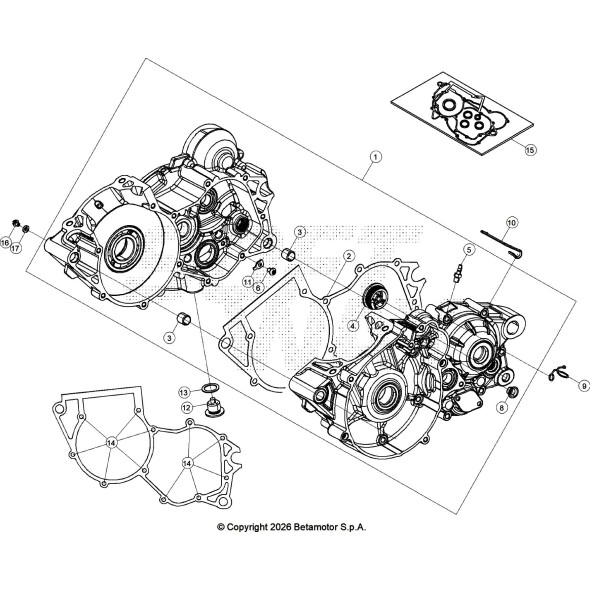 GUARNIZIONE - KIT SINCRO 2T