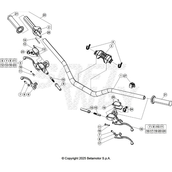 PROTEZIONE MANUBRIO BLACK