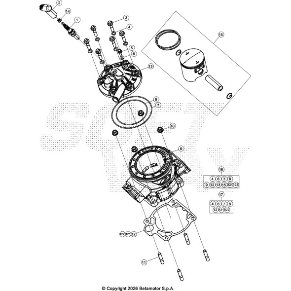 CILINDRO D65 - KIT -B