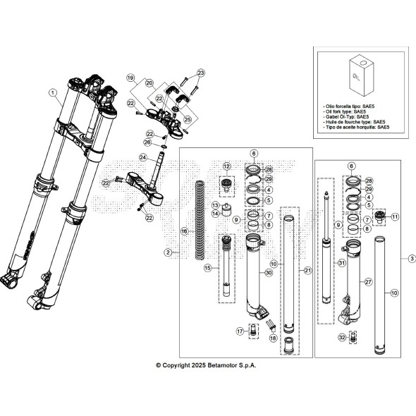 FORCELLA COMPLETA RED