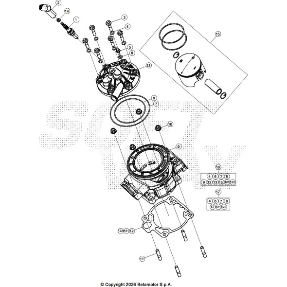 CILINDRO D72,5 - KIT -B