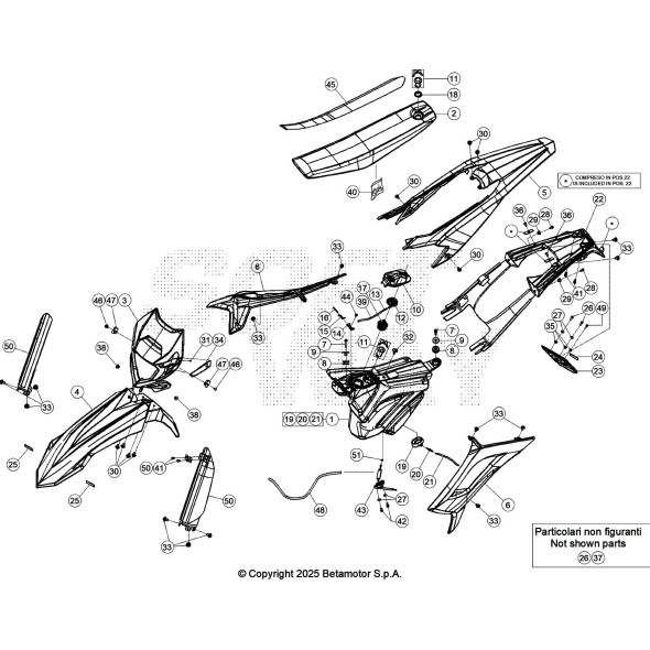 PARAFANGO ANTERIORE BLUE RR 2T