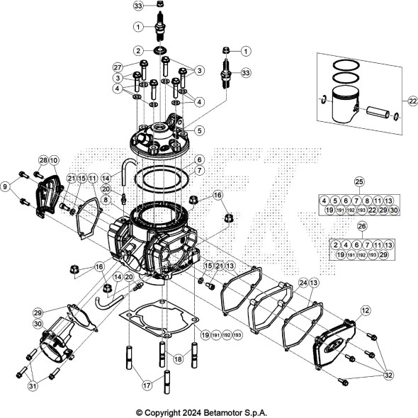 CILINDRO - KIT D73 -A