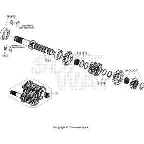 INGRANAGGIO 3°/4° PRIMARIO