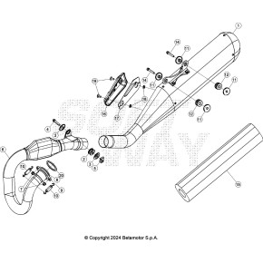 COLLETTORE SCARICO RX 4T