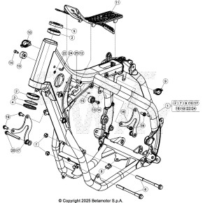 ATTACCO MOTORE RX 2T