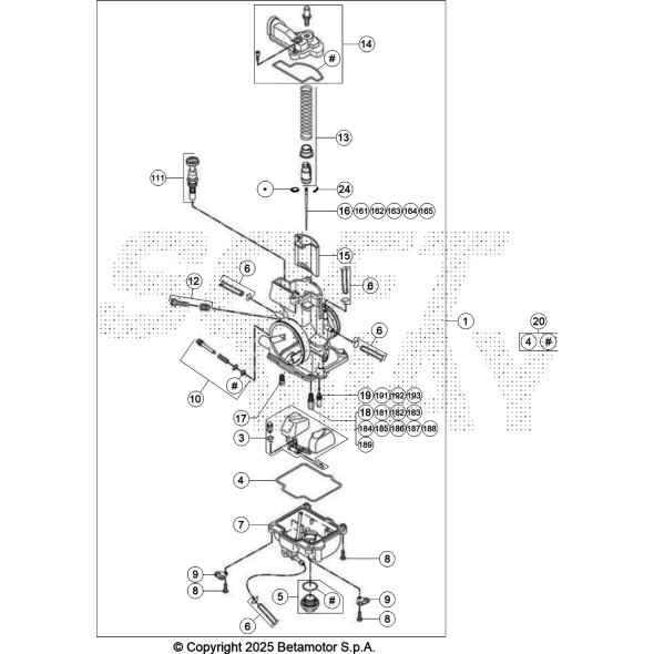 CARBURATORE COMPLETO RX 2T