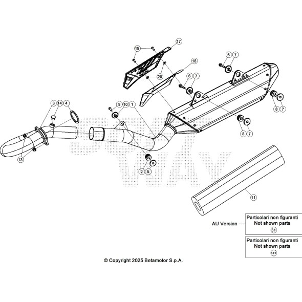 COLLETTORE SCARICO RR 4T