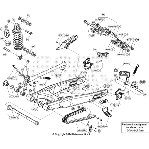 FORCELLONE COMPLETO GREY EVO 4T