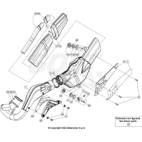 PROTEZIONE COLLETTORE DI SCARI RED EVO 2