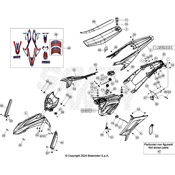 DECALCO SERIE COMPLETA - ENDURO RR 4T